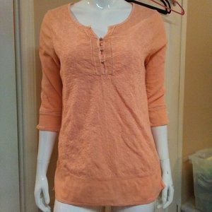 Bandolino Jeans Peach Boho cotton Loose Tunic